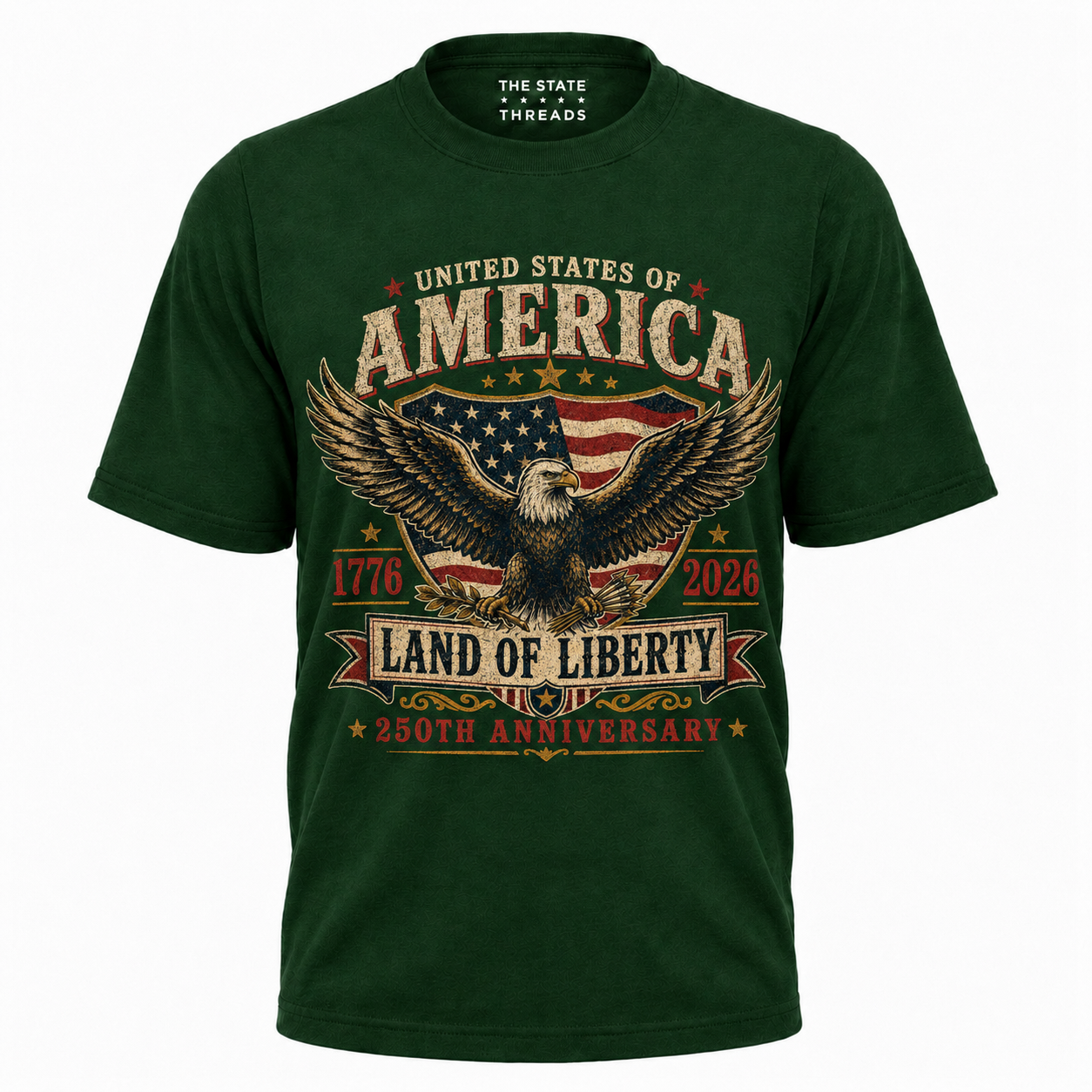 America Eagle Land of Liberty 250th Anniversary Shirt