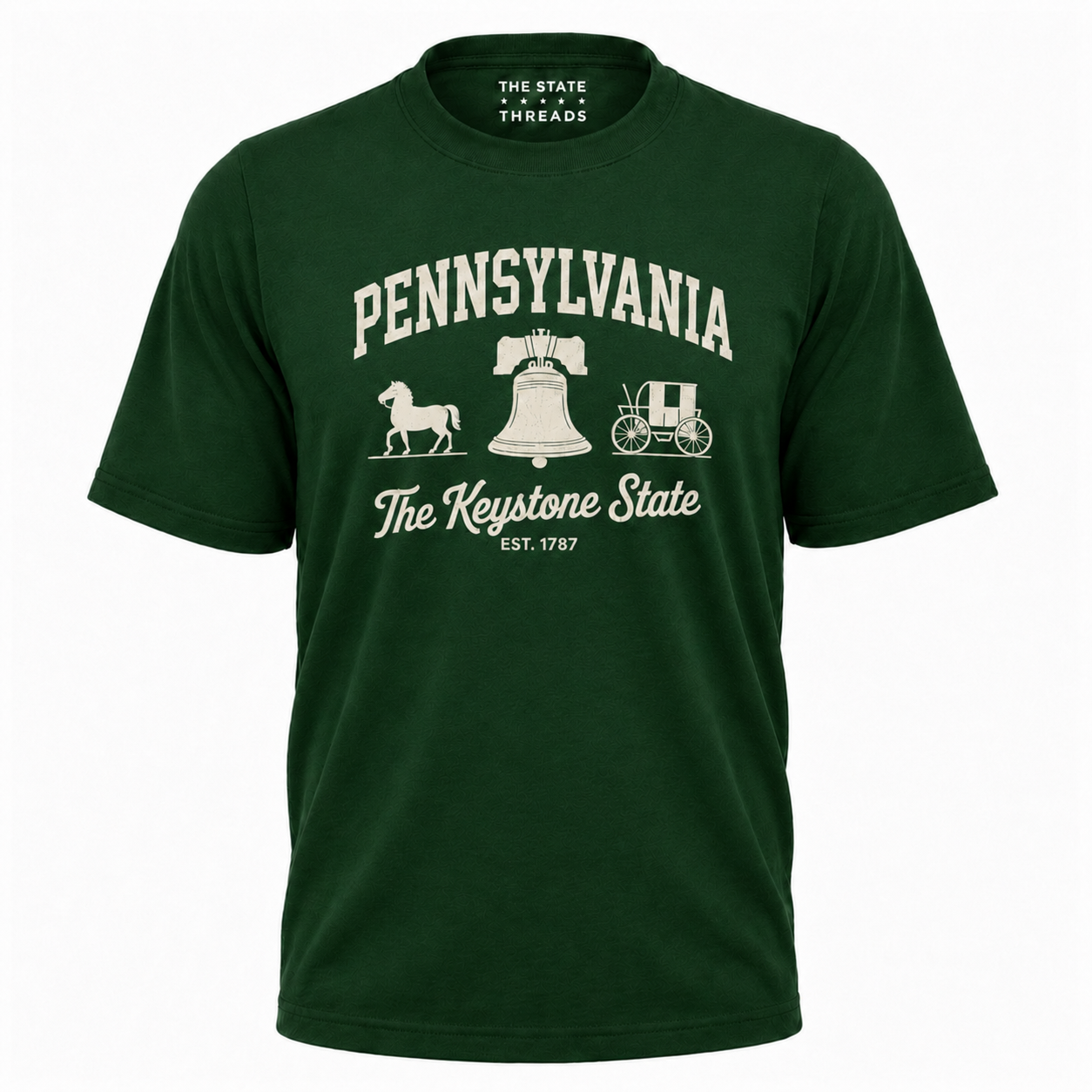 Pennsylvania Keystone State Liberty Bell Est 1787 Shirt