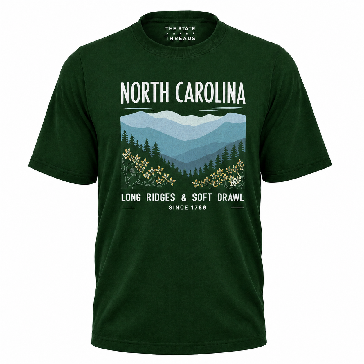 North Carolina Blue Ridge Long Ridges Soft Drawl Shirt