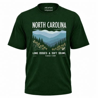 North Carolina Blue Ridge Long Ridges Soft Drawl Shirt