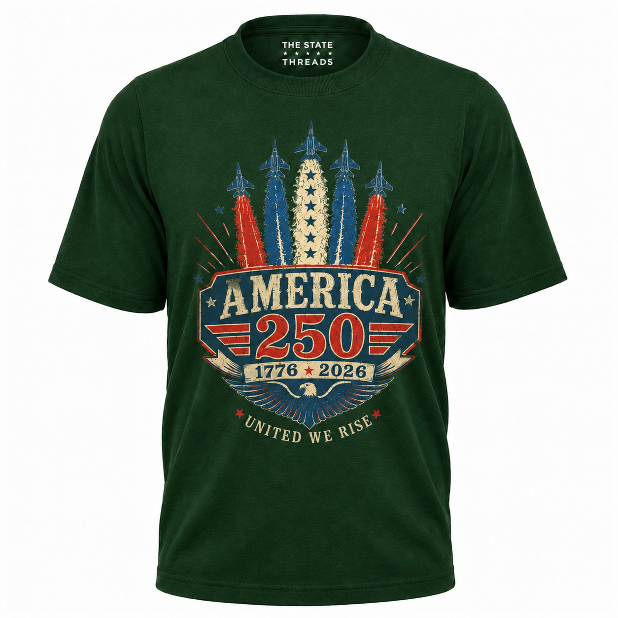 America 250 United We Rise 1776 2026 Shirt