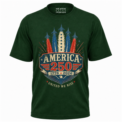 America 250 United We Rise 1776 2026 Shirt