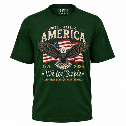 America 250th We The People Eagle Patriotic Shirt