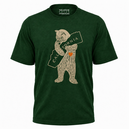 California Bear Hug Heart Shirt
