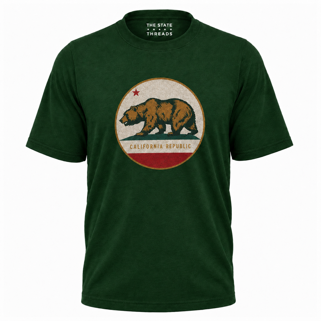 California Republic Bear Badge Shirt
