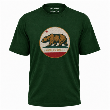 California Republic Bear Badge Shirt