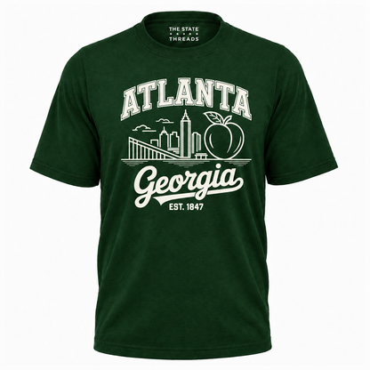 Atlanta Georgia Skyline Peach State Souvenir Shirt