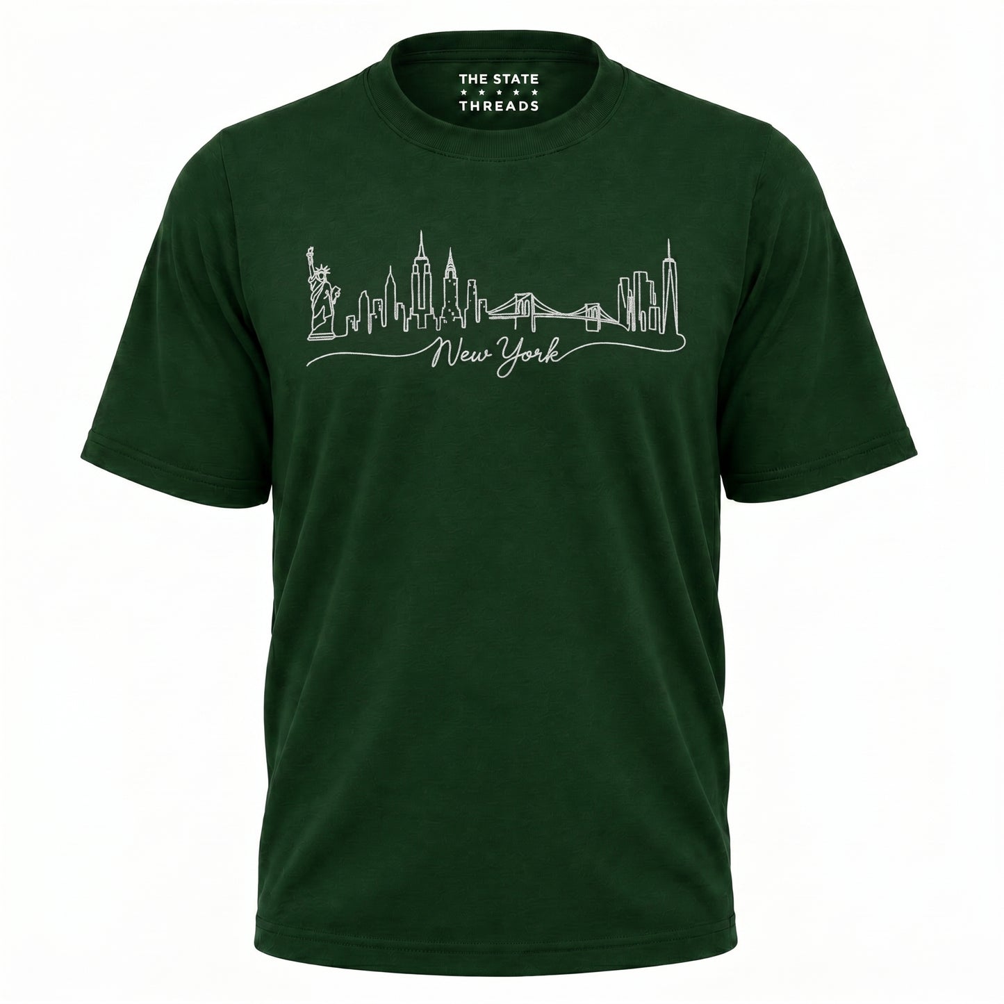 New York Skyline Minimalist Line Art Shirt