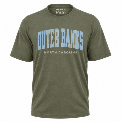 Outer Banks North Carolina OBX Varsity Beach Shirt