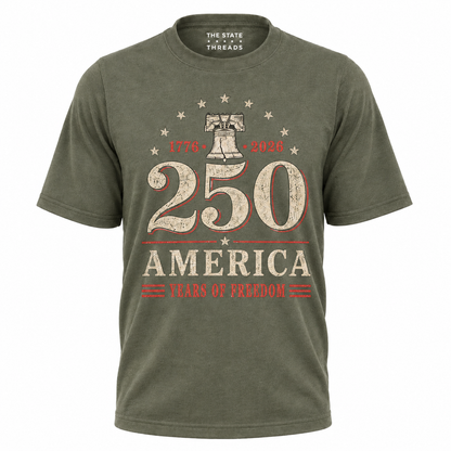 America 250 Years of Freedom Liberty Bell Shirt