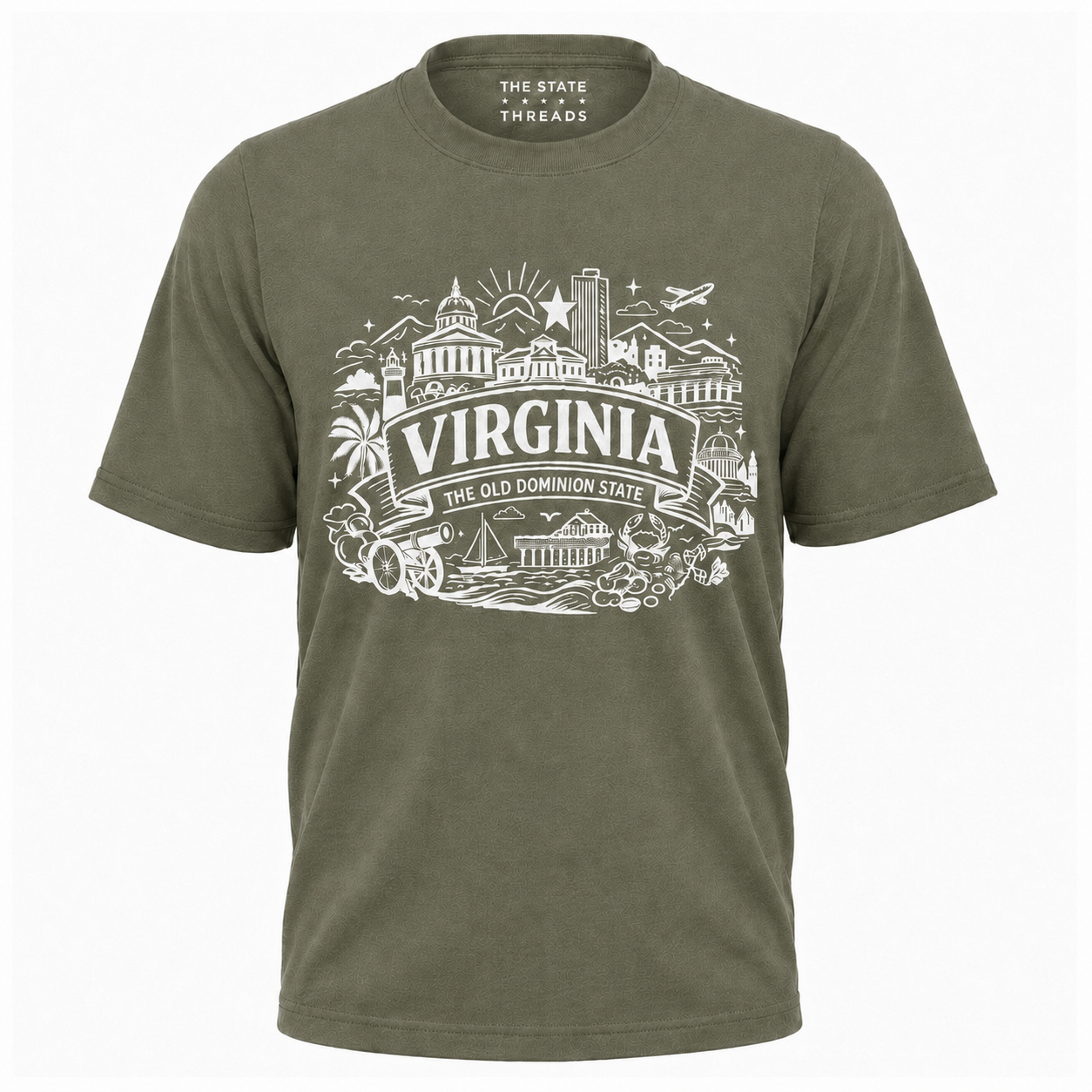 Virginia Old Dominion State Landmark Shirt