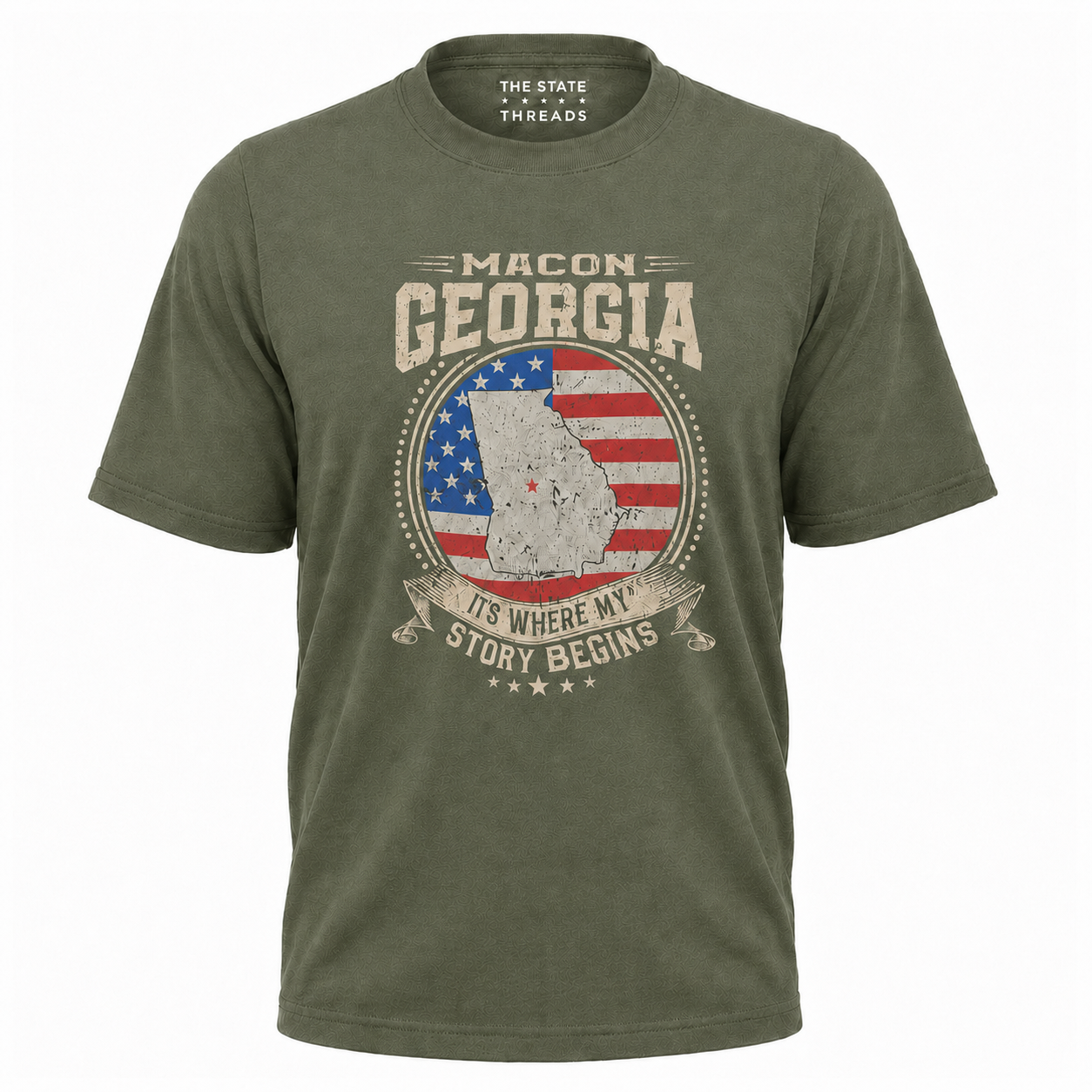 Product Name: Macon Georgia Story Begins Vintage Shirt