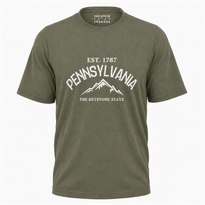 Pennsylvania Est 1787 Keystone State Shirt