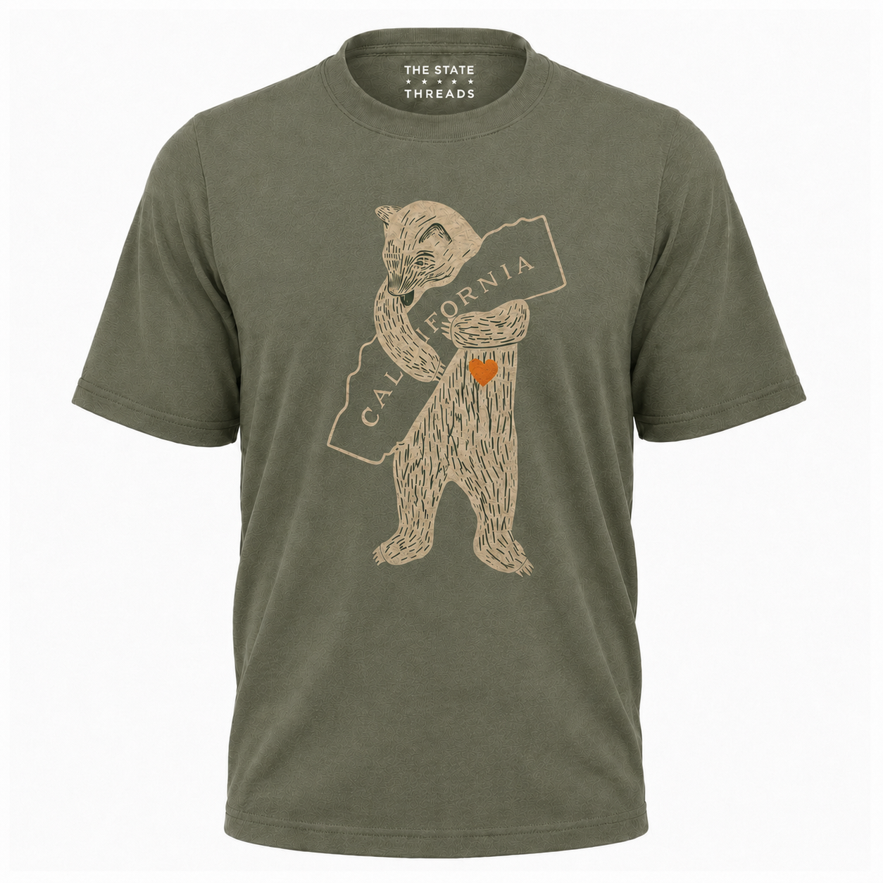 California Bear Hug Heart Shirt