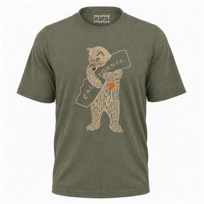 California Bear Hug Heart Shirt
