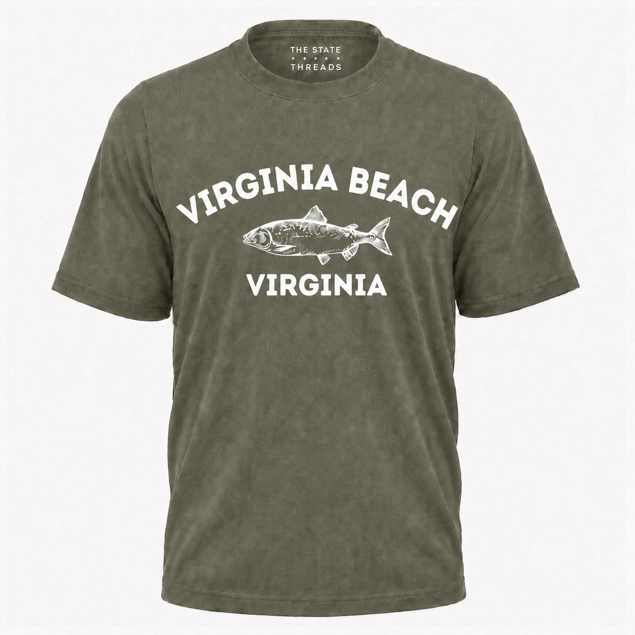 Virginia Beach Fish Illustration Shirt