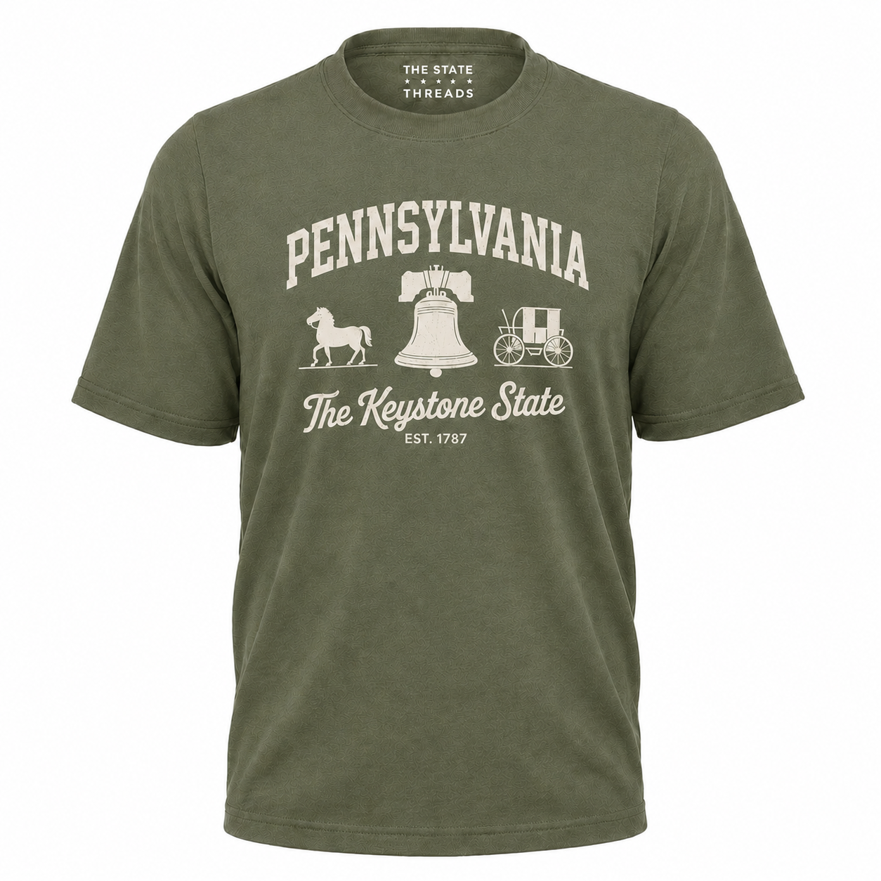 Pennsylvania Keystone State Liberty Bell Est 1787 Shirt