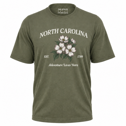 North Carolina Dogwood Flower Shirt