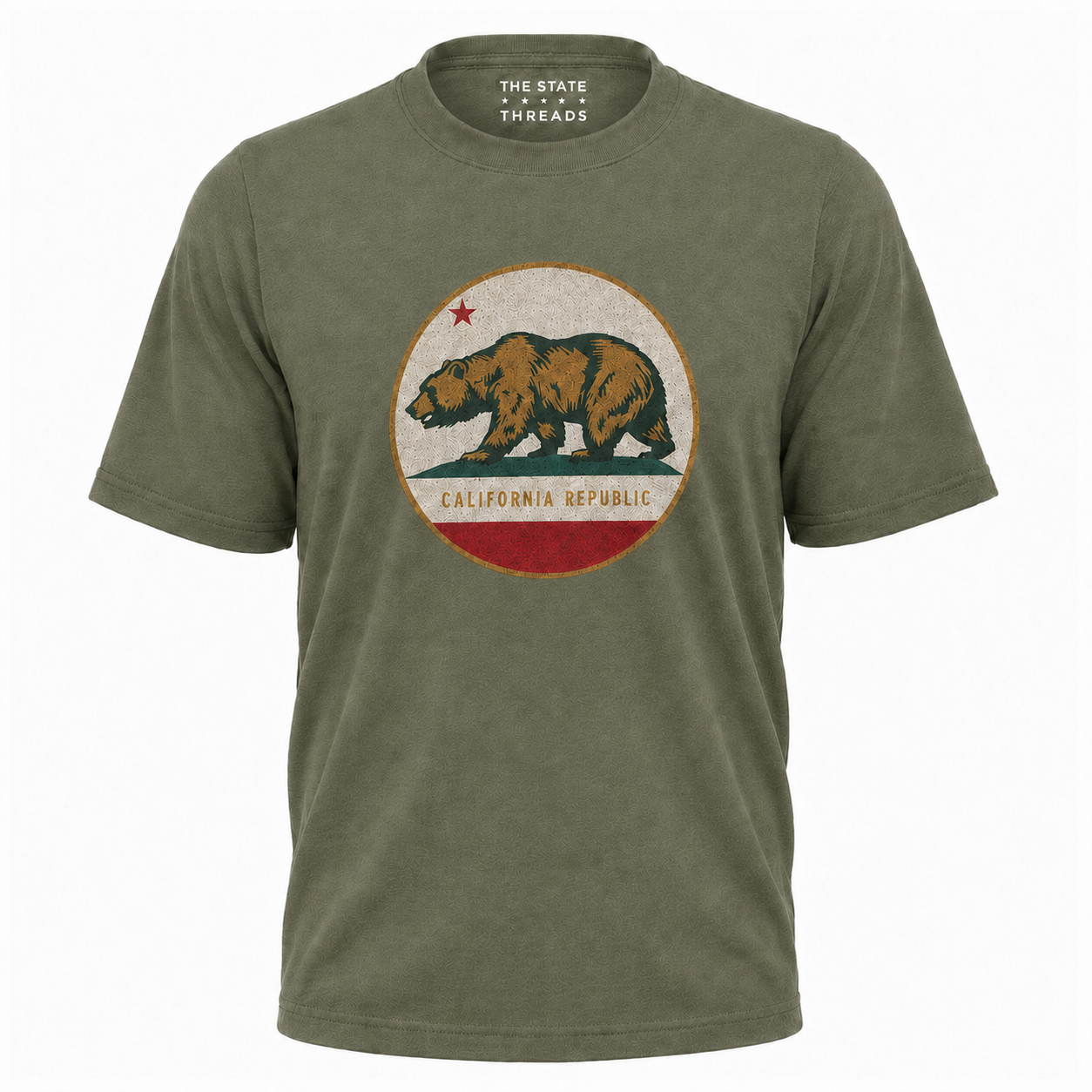 California Republic Bear Badge Shirt