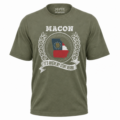 Macon Georgia It's Where My Story Begins Shirt