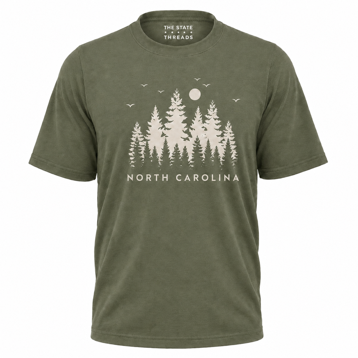 North Carolina Pine Forest Moonlight Shirt