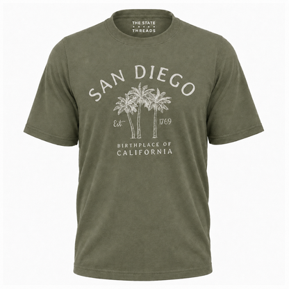 San Diego Palm Tree Birthplace Shirt