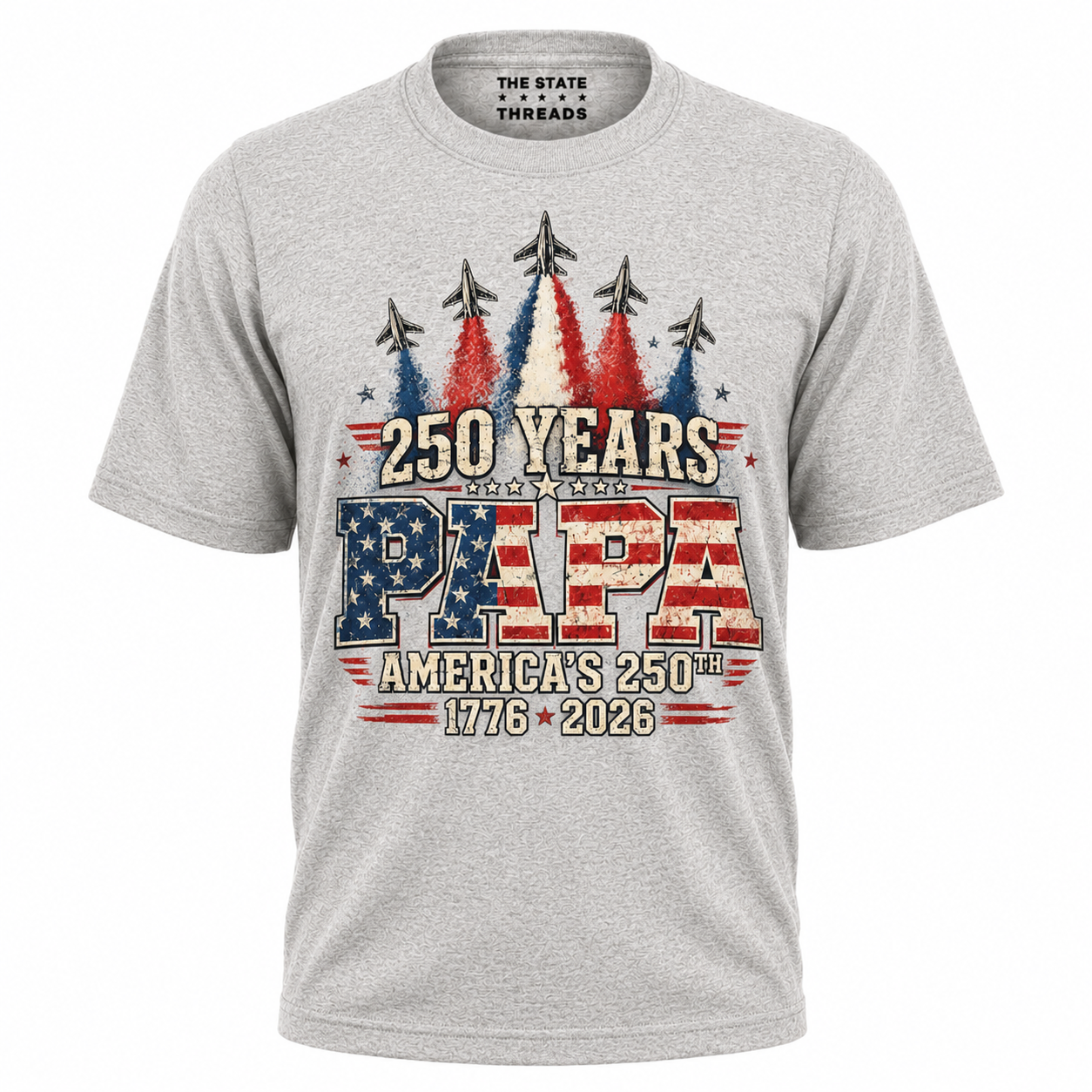 250 Years Papa America 1776 2026 Patriotic Shirt