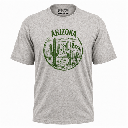 Arizona Desert Cactus Mesa Landscape Vintage Shirt