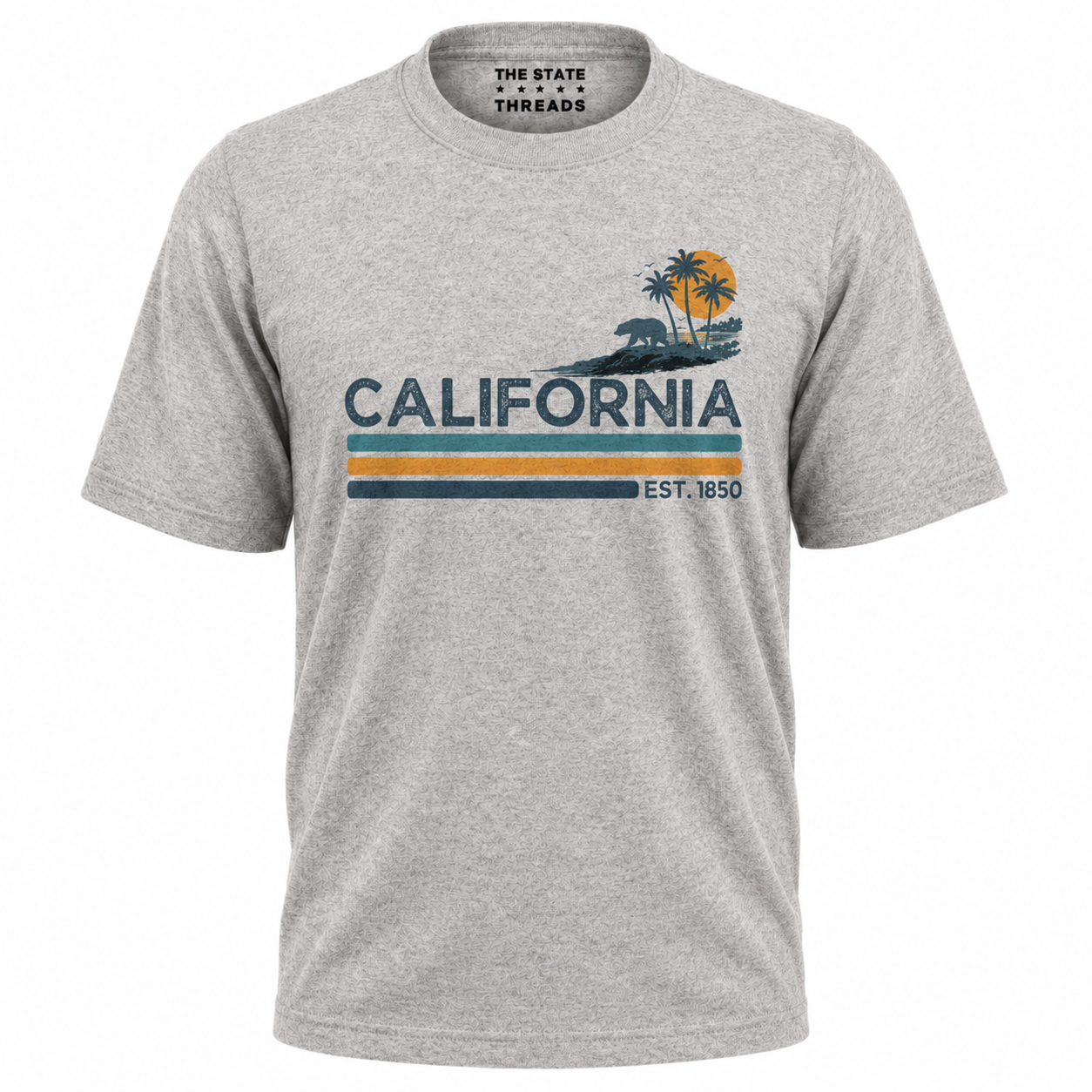 California Bear Palm Tree Sunset Shirt