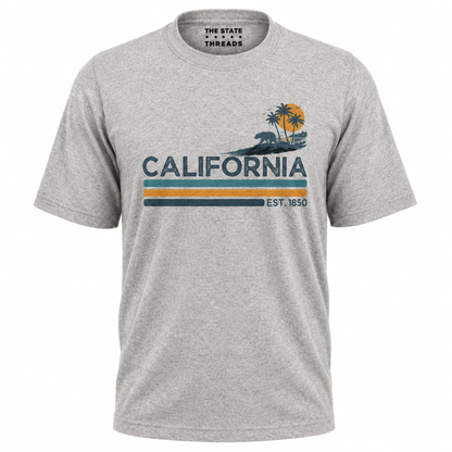 California Bear Palm Tree Sunset Shirt