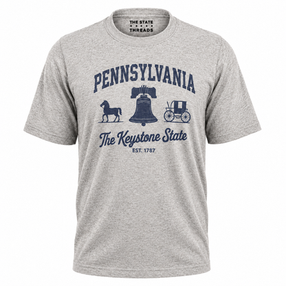 Pennsylvania Keystone State Liberty Bell Est 1787 Shirt