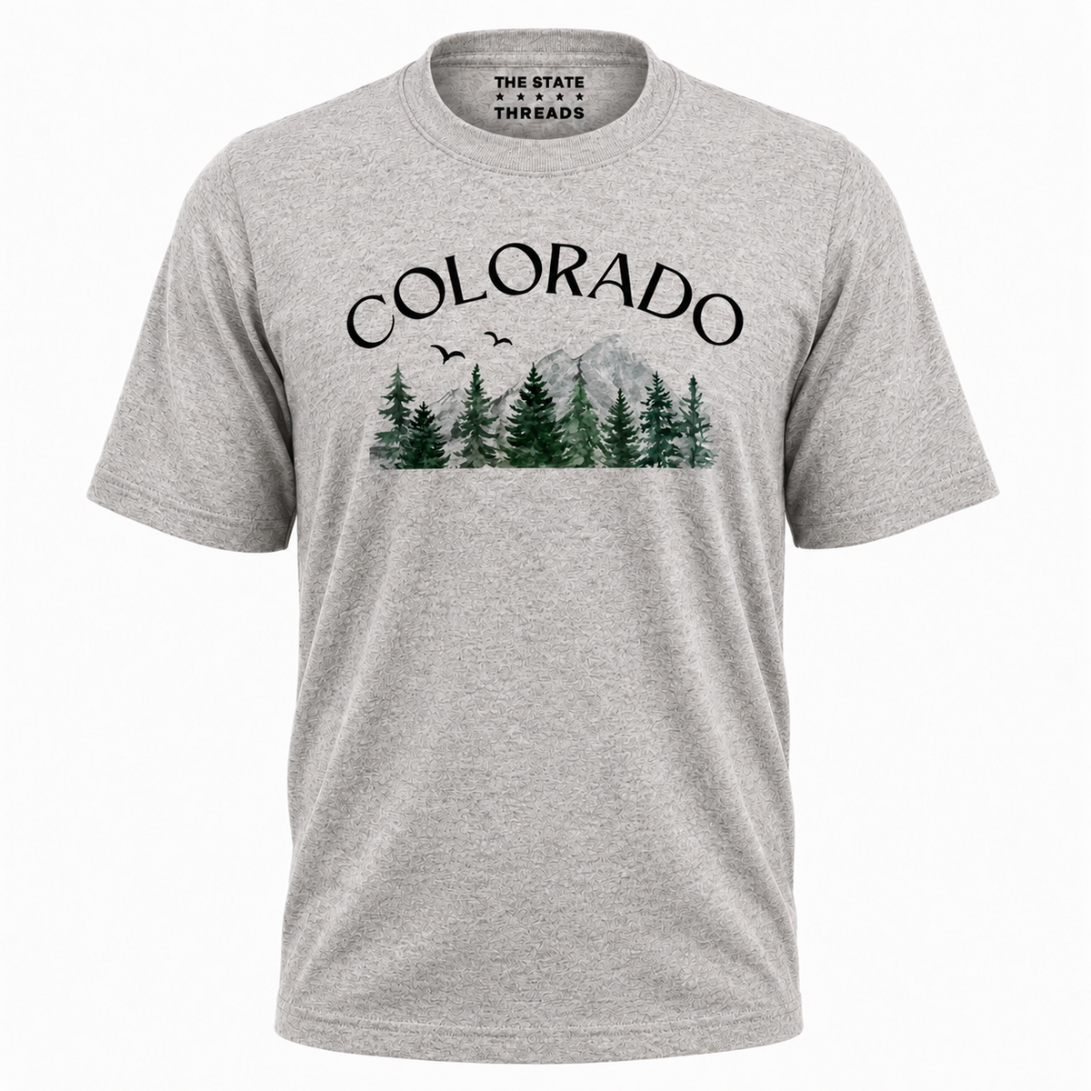 Colorado Mountain Pine Watercolor Shirt