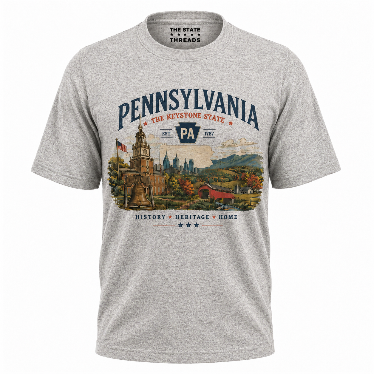 Pennsylvania Keystone State Heritage History Shirt