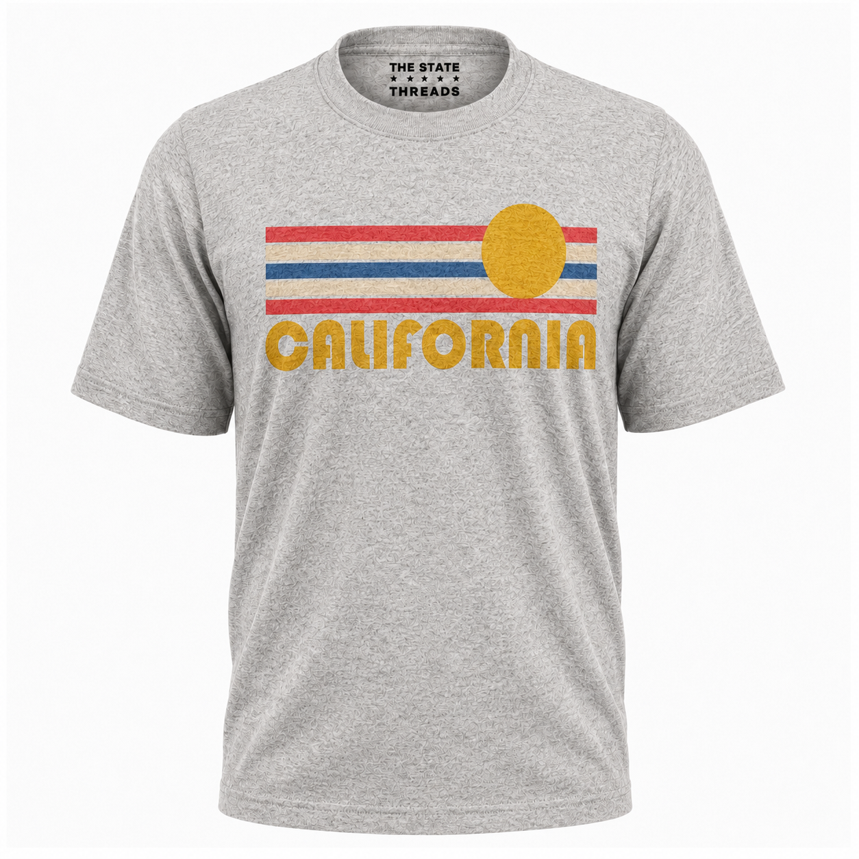 California Retro Sunset Stripe Shirt