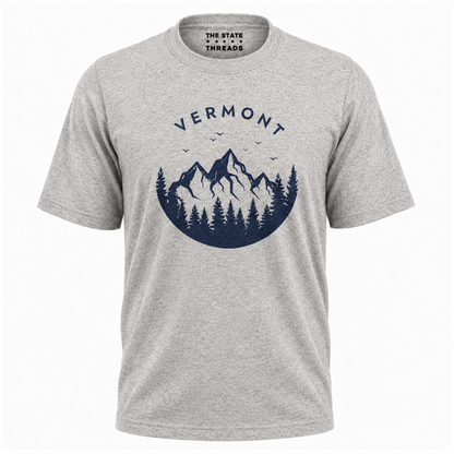 Vermont Mountain Forest Badge Shirt