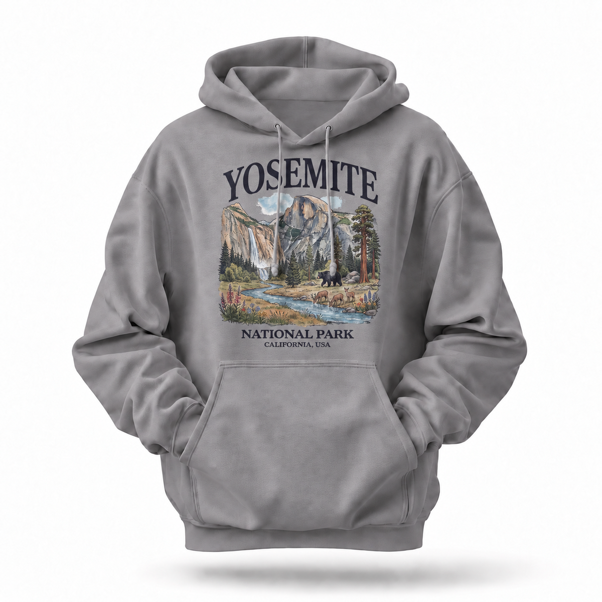 Yosemite National Park California Half Dome Vintage Hoodie