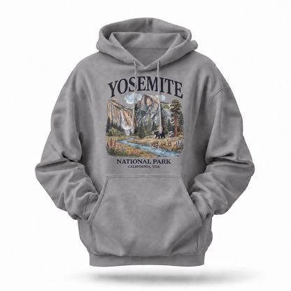 Yosemite National Park California Half Dome Vintage Hoodie