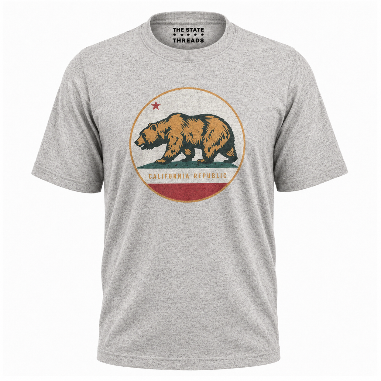 California Republic Bear Badge Shirt