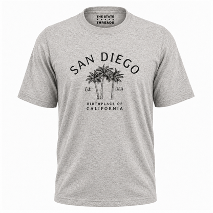 San Diego Palm Tree Birthplace Shirt