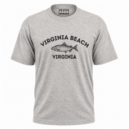 Virginia Beach Fish Illustration Shirt