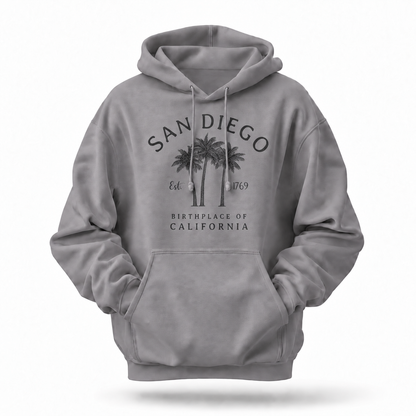 San Diego California Palm Trees Est 1769 Hoodie