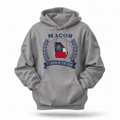 Macon Georgia It's Where My Story Begins Hoodie