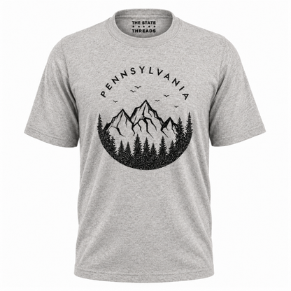 Pennsylvania Mountain Forest Silhouette Shirt
