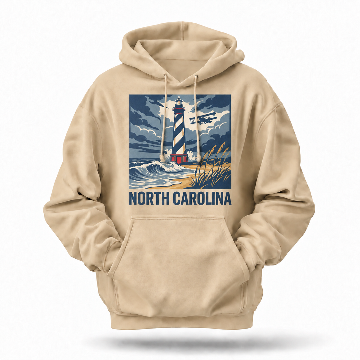 North Carolina Coastal Lighthouse Aviation Hoodie