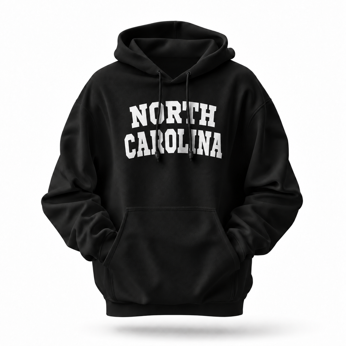 North Carolina Collegiate Arch Typography Hoodie