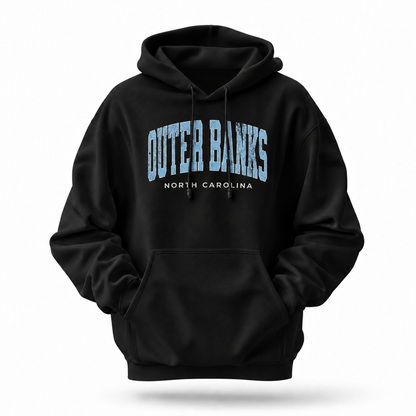 Outer Banks North Carolina Collegiate Arch Hoodie