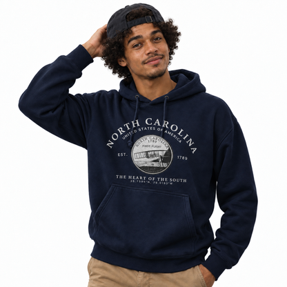 North Carolina First Flight State Seal Est. 1789 Hoodie