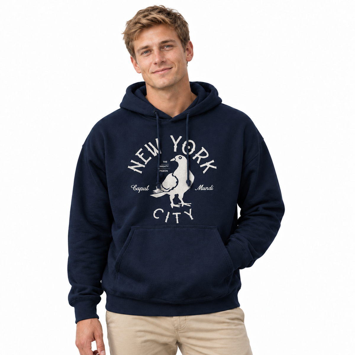 New York City The Mighty Pigeon Caput Mundi Hoodie