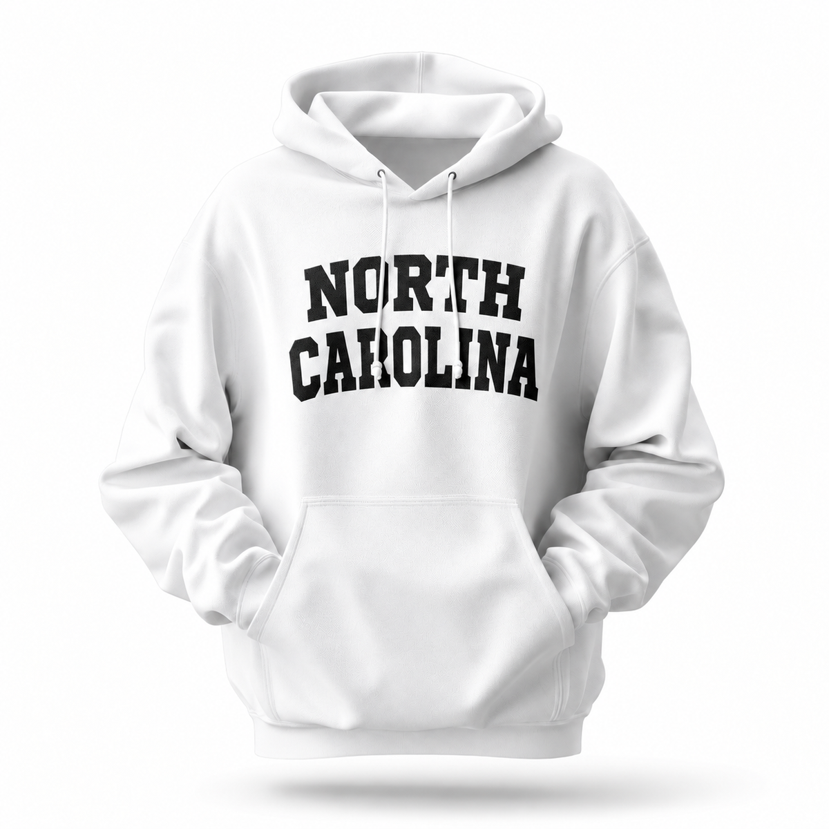 North Carolina Collegiate Arch Typography Hoodie