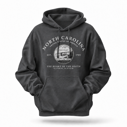 North Carolina First Flight State Seal Est. 1789 Hoodie